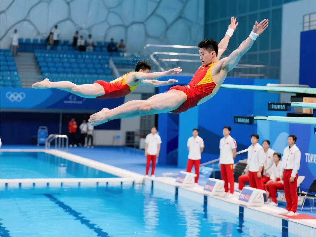 中国跳水队水立方迎战全新考验
